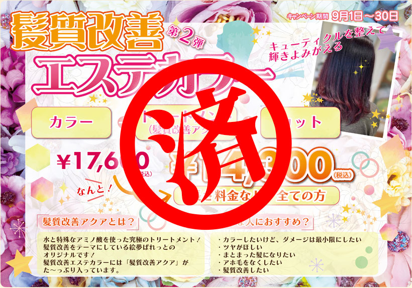 9月キャンペーン
